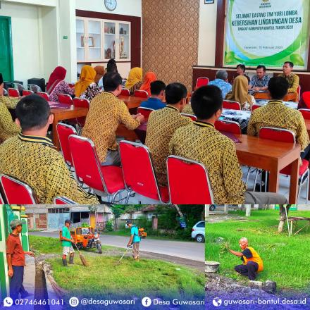 Lomba Kebersihan Lingkungan Desa Tingkat Kabupaten Bantul